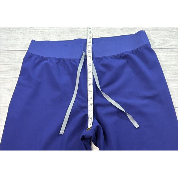 FIGS Women’s Livingston High Waisted Scrub Pants Size XXL PO3585 Blue W22SW2016 - Picture 4 of 10